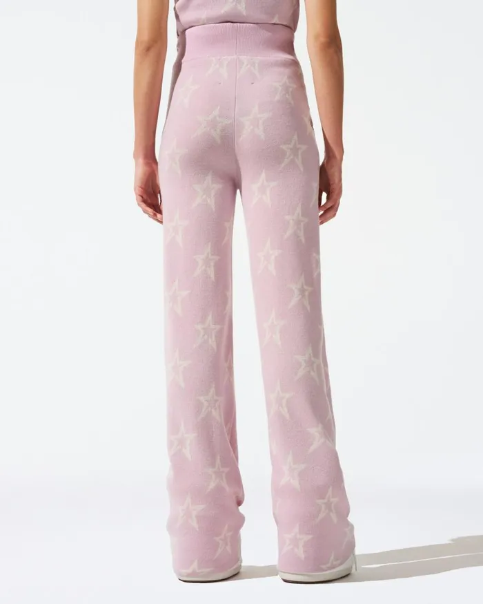 Perfect Moment Knitwear Chalet Merino Wool Knitted Pant Pink 8211 Women