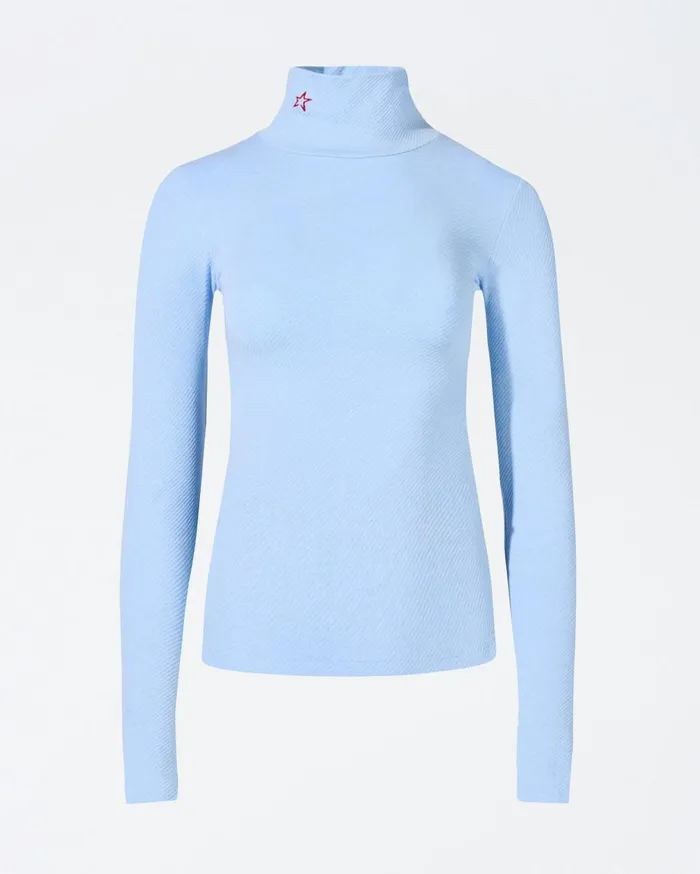 Perfect Moment Tops Seamless Thermal Top Bluebird Blue 8211 Women