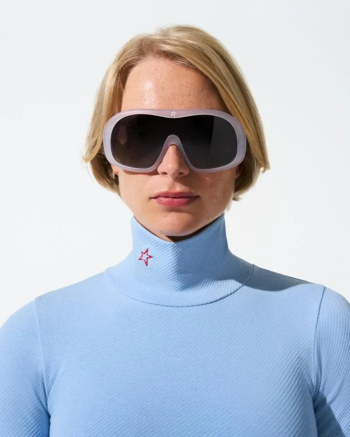 Perfect Moment Tops Seamless Thermal Top Bluebird Blue 8211 Women