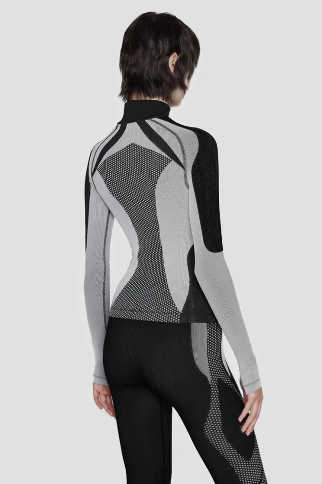 Performa Longsleeve Blackwhite Women MISBHV Tops