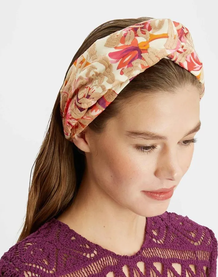 Pinup Headband Hottie Cream Women La Double J Hair Accessories Pinup Headband Hottie Cream Women La Double J Hair Accessories
