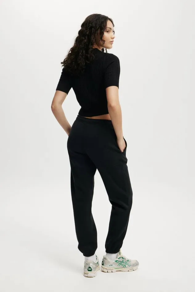 Plush Essential Gym Sweatpant Core Black Women Cotton On Pants Plush Essential Gym Sweatpant Core Black Women Cotton On Pants