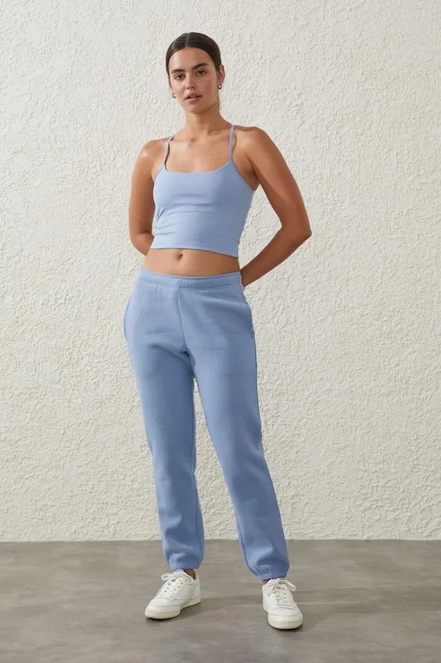 Plush Essential Gym Sweatpant Forever Blue Women Cotton On Pants