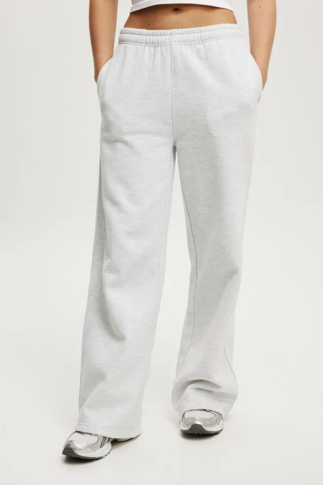 Plush Essential Straight Leg Sweatpant Cloudy Grey Marle Women Cotton On Pants Plush Essential Straight Leg Sweatpant Cloudy Grey Marle Women Cotton On Pants