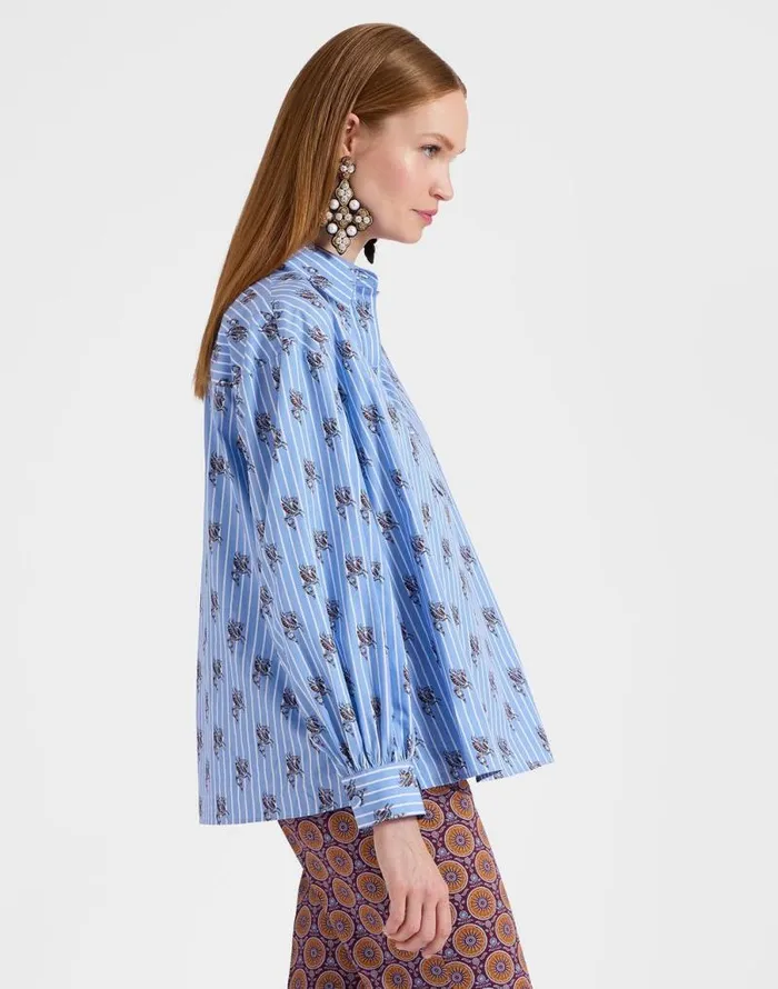 Poet Shirt Gryphos Light Blue Women La Double J Shirts and Tops Poet Shirt Gryphos Light Blue Women La Double J Shirts and Tops