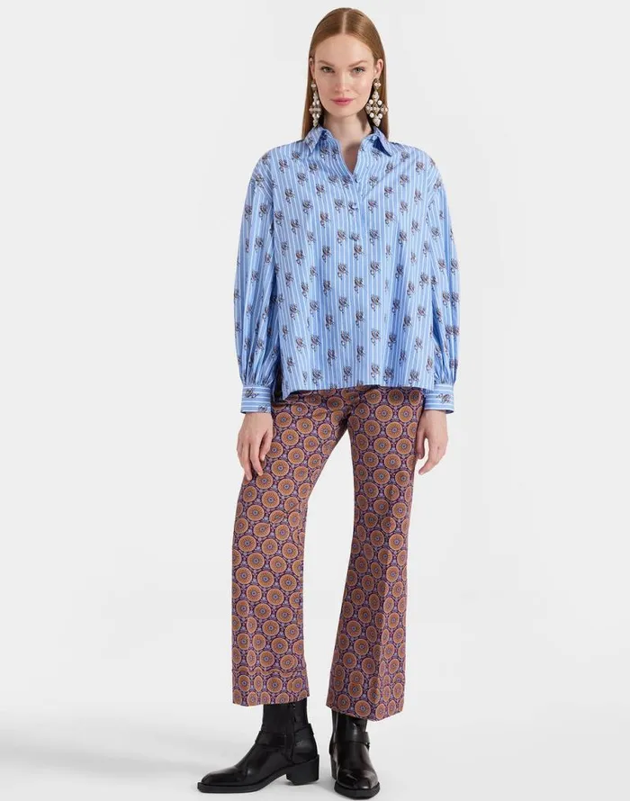Poet Shirt Gryphos Light Blue Women La Double J Shirts and Tops Poet Shirt Gryphos Light Blue Women La Double J Shirts and Tops