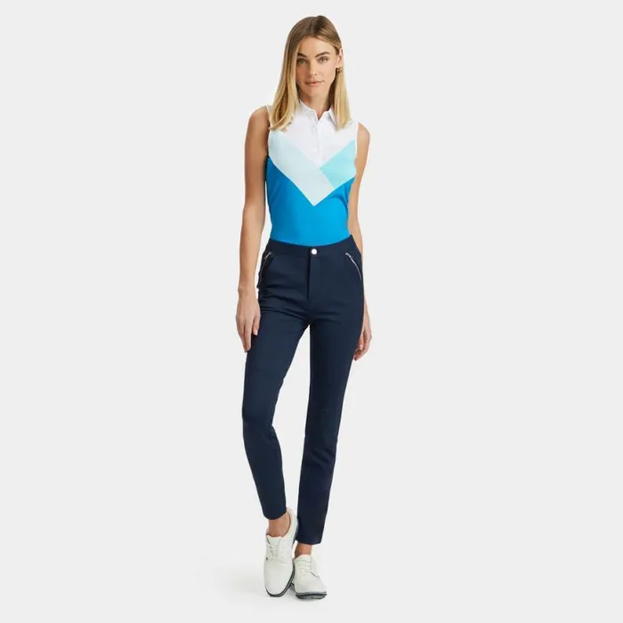 Polos and Shirts Women GFORE MULTI V TECH JERSEY SLEEVELESS POLO Snow Polos and Shirts Women GFORE MULTI V TECH JERSEY SLEEVELESS POLO Snow