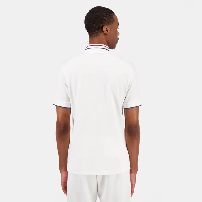 Polos Shirts Men Le Coq Sportif France039s Olympic Team Polo Shirt Marshmallow