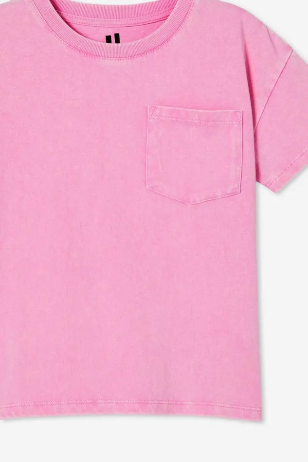 Poppy Short Sleeve Print Tee Pink Gerberasnow Wash Girls Cotton On Tops and TShirts Poppy Short Sleeve Print Tee Pink Gerberasnow Wash Girls Cotton On Tops and TShirts