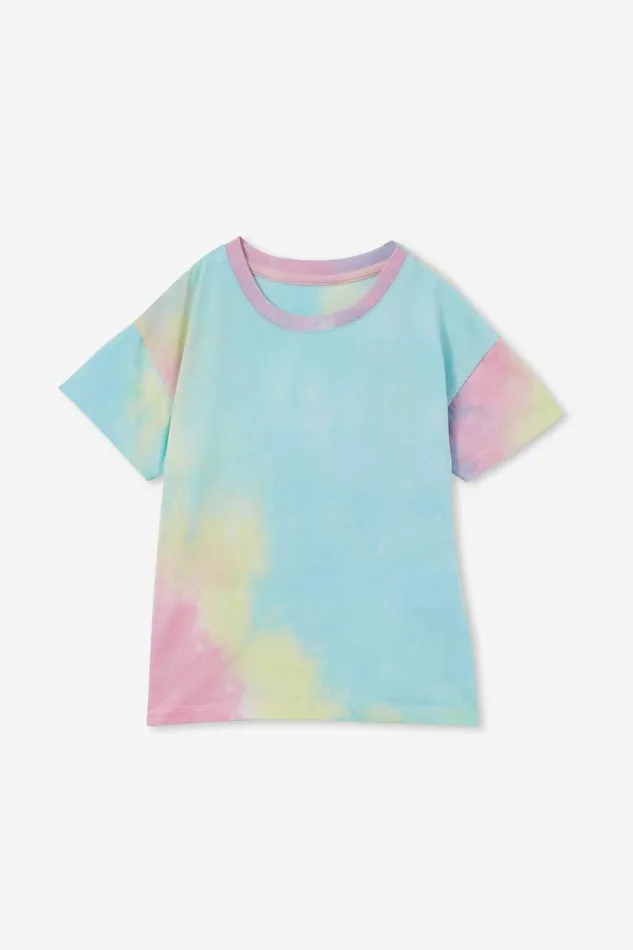 Poppy Short Sleeve Print Tee Rainbow Tie Dye Girls Cotton On Tops and TShirts Poppy Short Sleeve Print Tee Rainbow Tie Dye Girls Cotton On Tops and TShirts
