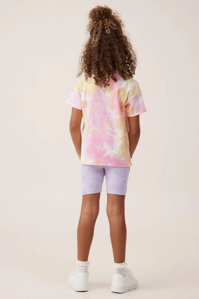 Poppy Short Sleeve Print Tee Tie Dyeshells Girls Cotton On Tops and TShirts Poppy Short Sleeve Print Tee Tie Dyeshells Girls Cotton On Tops and TShirts