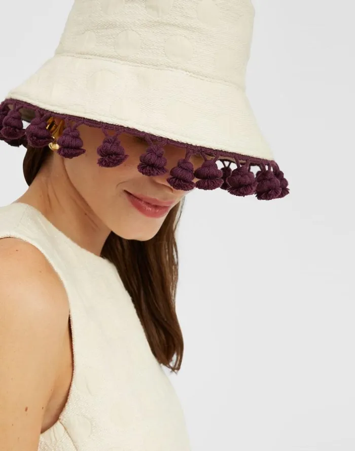 Promenade Hat Creamy Women La Double J Hats Promenade Hat Creamy Women La Double J Hats