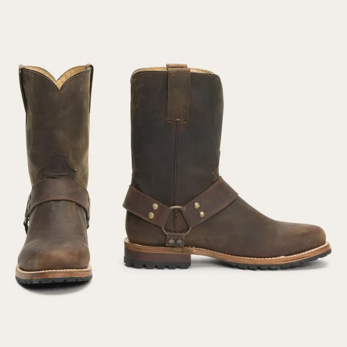 Puncher Harness Boot Brown Men Stetson Ropers