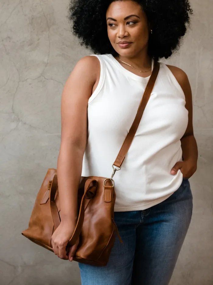 Rachel Utility Crossbody Cognac Women Crossbody Bags Able
