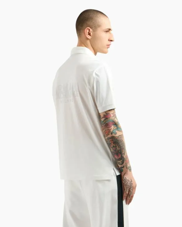 Regular Fit Polo Shirt In Mercerised Cotton White Men Armani Polo Shirts Regular Fit Polo Shirt In Mercerised Cotton White Men Armani Polo Shirts