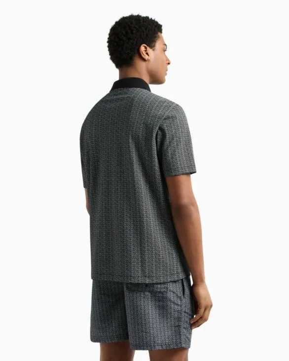 Regular Fit Polo Shirt In Stretch Jersey Black Men Armani Polo Shirts Regular Fit Polo Shirt In Stretch Jersey Black Men Armani Polo Shirts