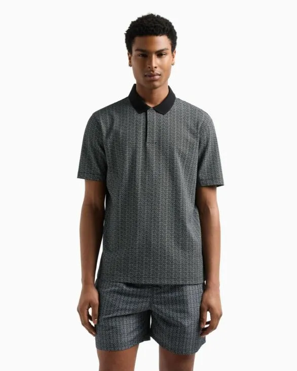 Regular Fit Polo Shirt In Stretch Jersey Black Men Armani Polo Shirts Regular Fit Polo Shirt In Stretch Jersey Black Men Armani Polo Shirts