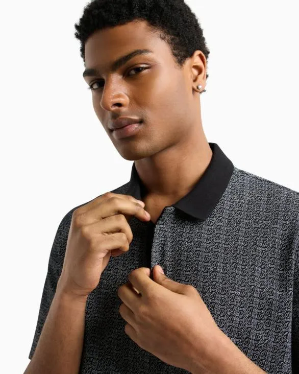 Regular Fit Polo Shirt In Stretch Jersey Black Men Armani Polo Shirts Regular Fit Polo Shirt In Stretch Jersey Black Men Armani Polo Shirts