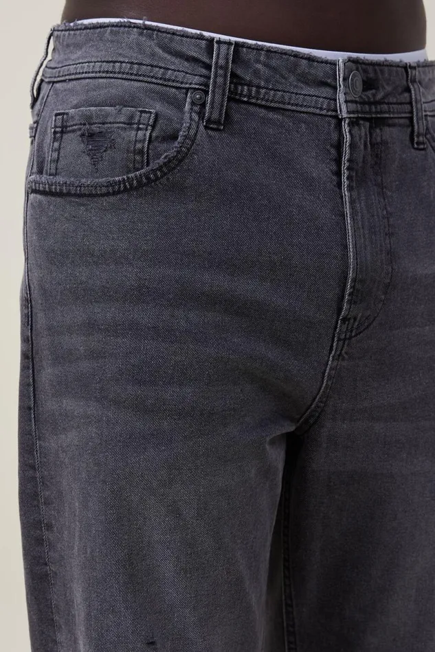 Relaxed Tapered Jean Black Rock Rip Men Cotton On Pants Relaxed Tapered Jean Black Rock Rip Men Cotton On Pants