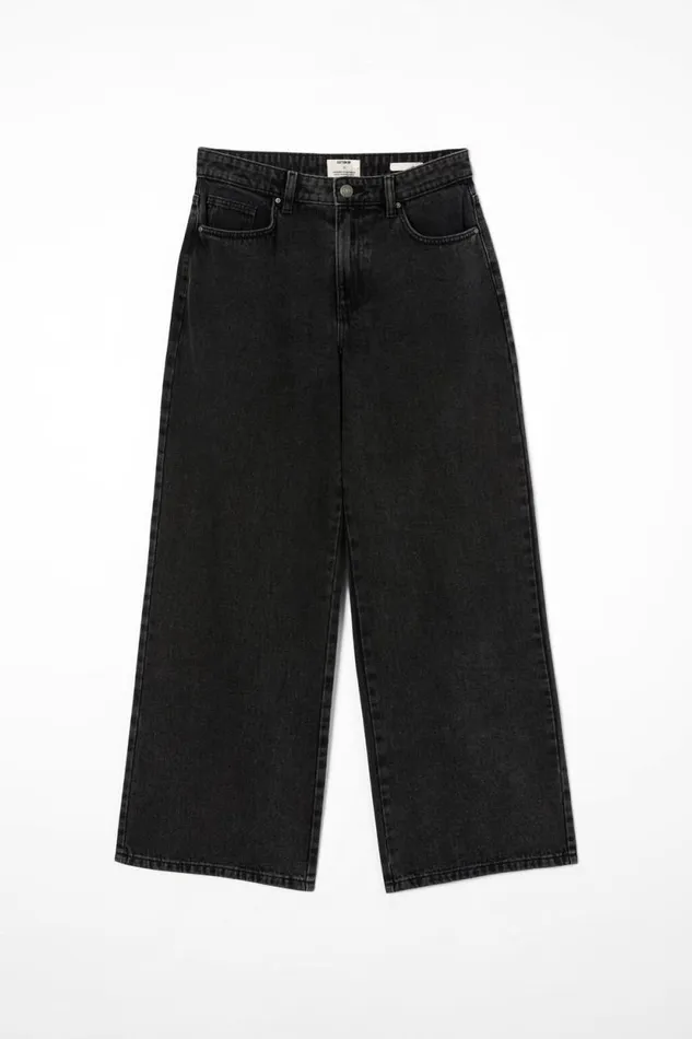 Relaxed Wide Jean Graphite Black Women Cotton On Pants Relaxed Wide Jean Graphite Black Women Cotton On Pants