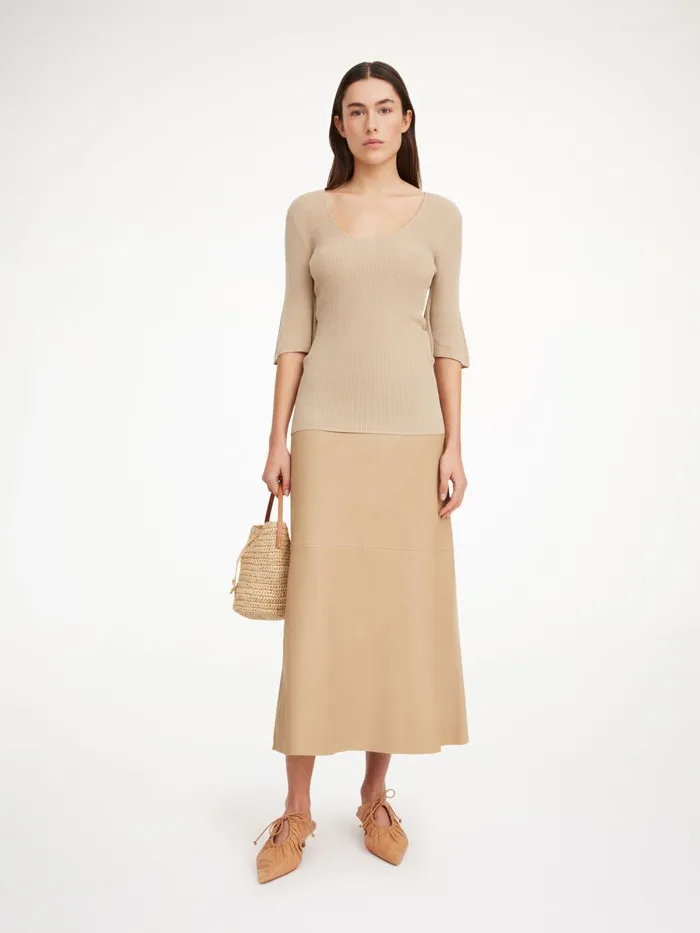 Remona RibbedKnit Top Tehina Women By Malene Birger Knitwear