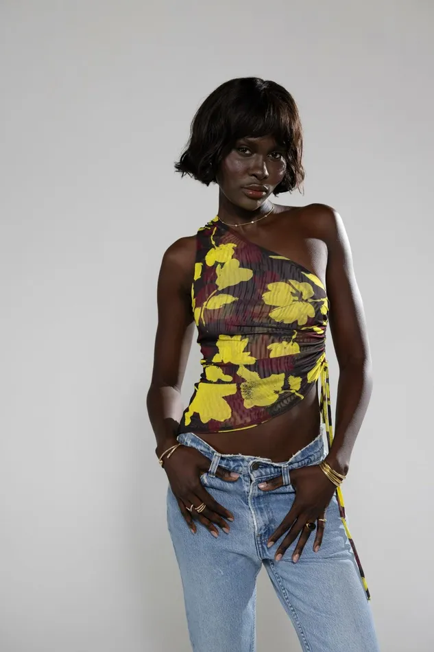 RESA Crystal Top In Sangria Women Tops