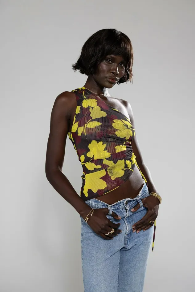 RESA Crystal Top In Sangria Women Tops