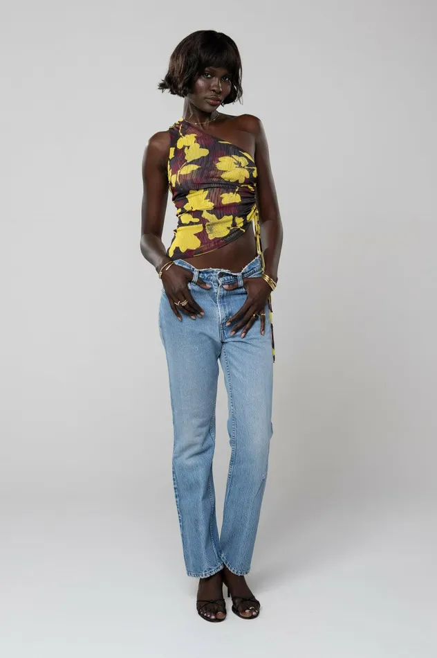 RESA Crystal Top In Sangria Women Tops