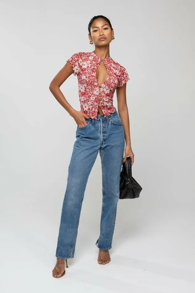 RESA Desi Top In Magnolia Women Tops