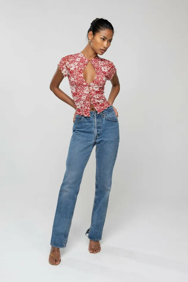 RESA Desi Top In Magnolia Women Tops