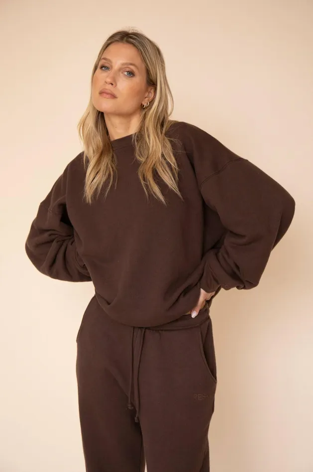 RESA Gunner Sweatshirt In Tobacco Women Tops