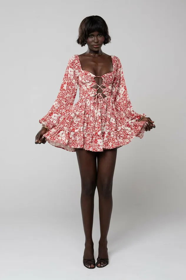RESA Lyla Mini In Magnolia Women Mini Dresses