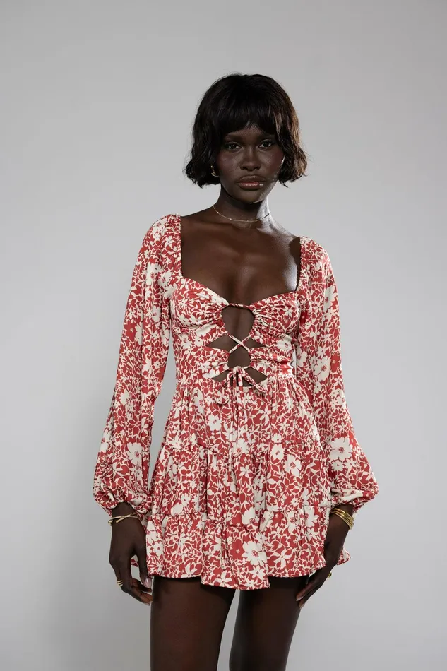 RESA Lyla Mini In Magnolia Women Mini Dresses