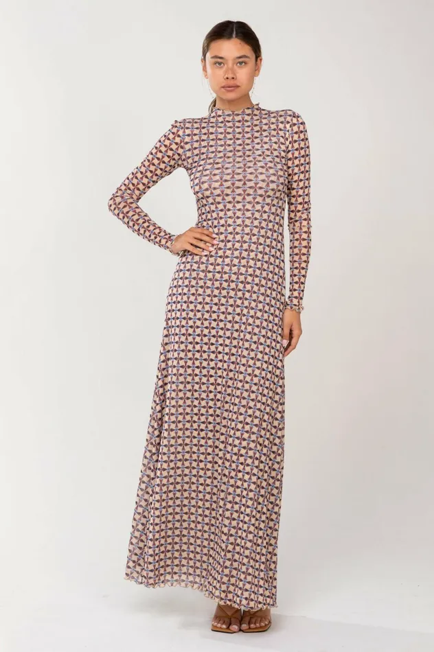 RESA Lyon Dress In Brooklyn Women Maxi Dress