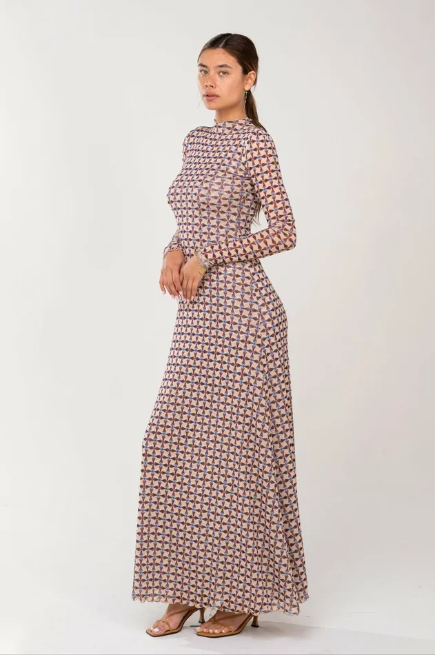 RESA Lyon Dress In Brooklyn Women Maxi Dress