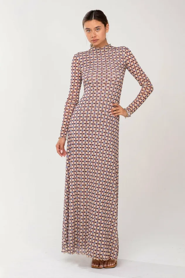 RESA Lyon Dress In Brooklyn Women Maxi Dress