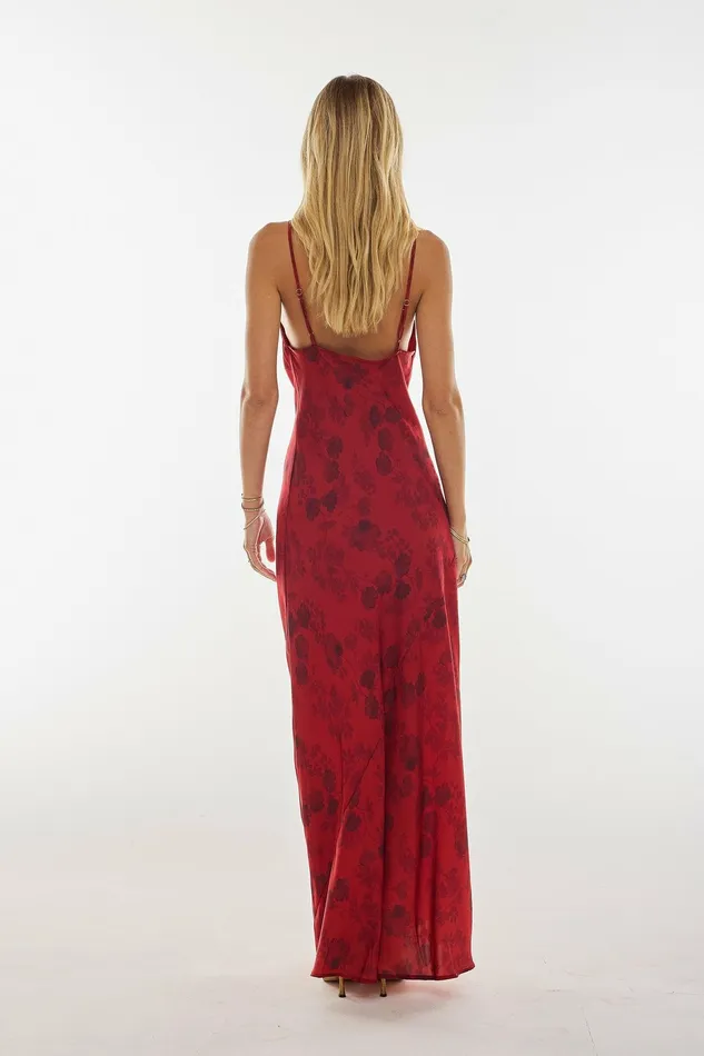 RESA Margot Maxi In Red Currant Women Maxi Dress