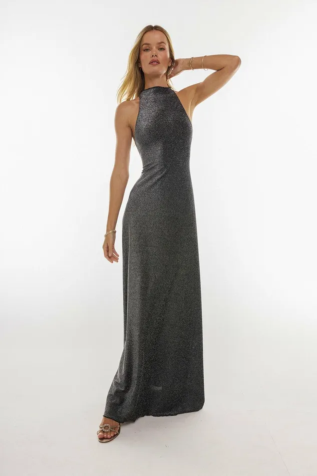 RESA Maxine Maxi In Graphite Women Maxi Dress