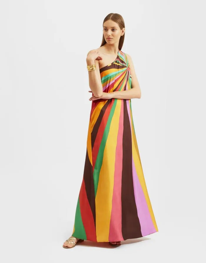 Roy Dress Placed Rainbow Women La Double J Dresses