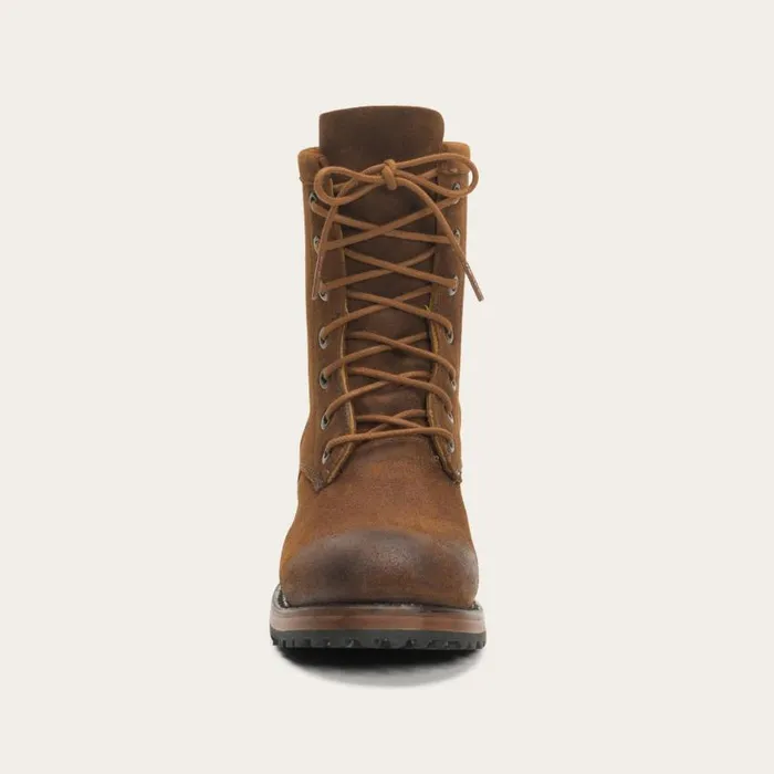 Sam Lace Up Brown Suede Women Stetson Outdoor