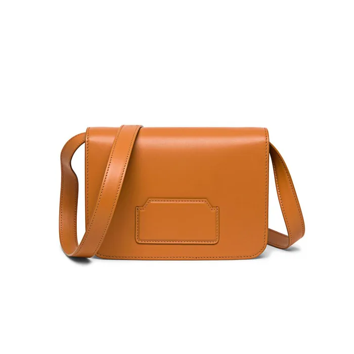 Santoni Brown Leather Crossbody Bag Women Bags