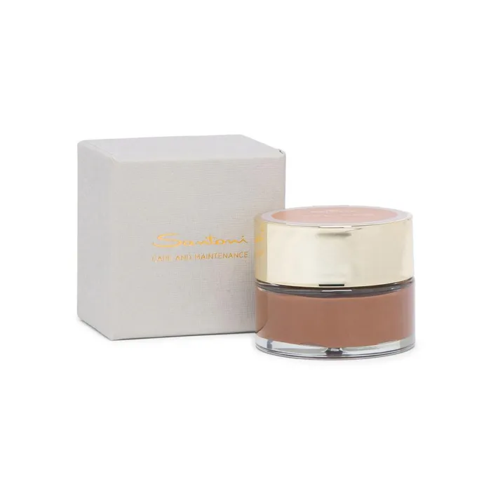 Santoni Light Brown Shoe Cream WomenMen Shoe Care