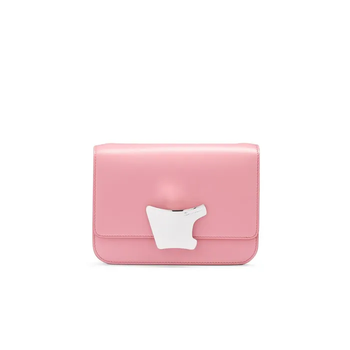 Santoni Pink Leather Crossbody Bag Women Bags