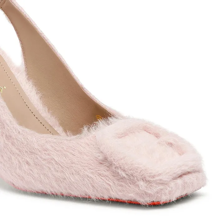Santoni Pink Wool HighHeel Pump Women Pumps and Heels