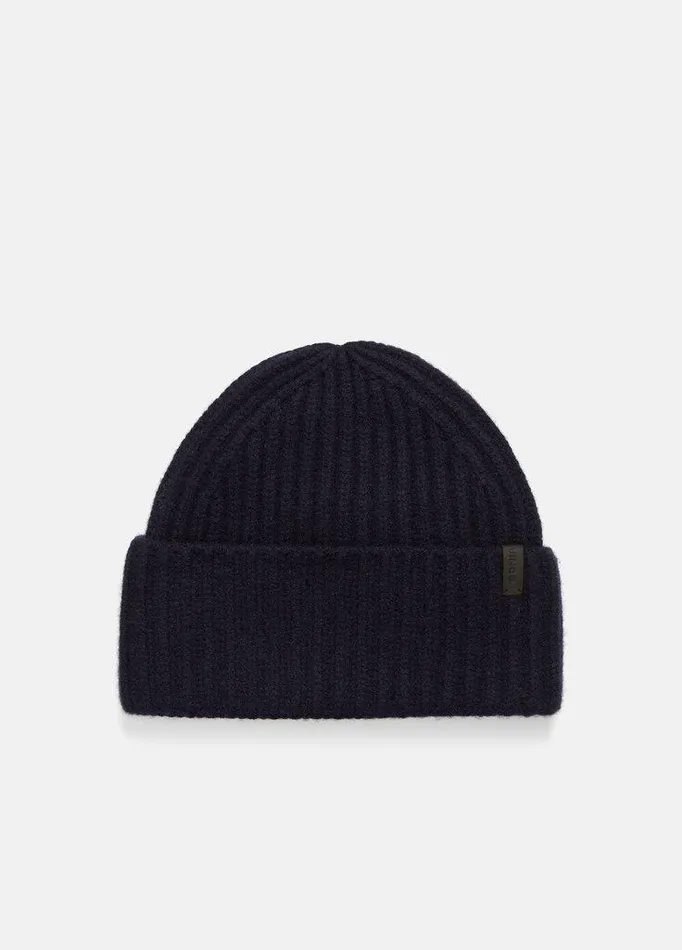 Scarves and Hats Women Vince Plush Cashmere ChunkyKnit Beanie Coastal Blue