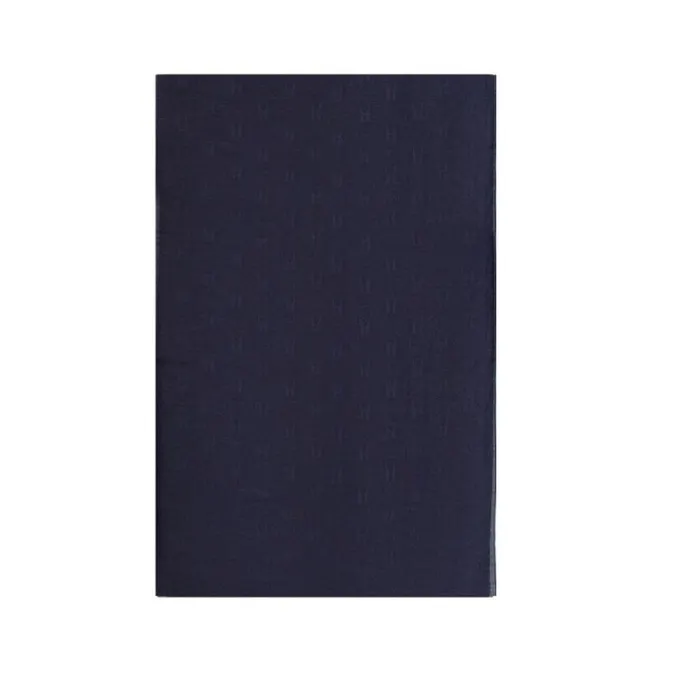 Scarves WomenMen Moreschi Blue Modal And Cachemire Scarf