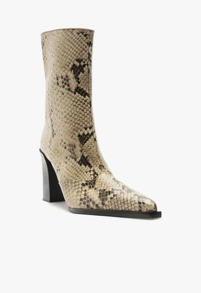 Schutz Shoes Booties Raffaela Bootie Animal Print 8211 Women