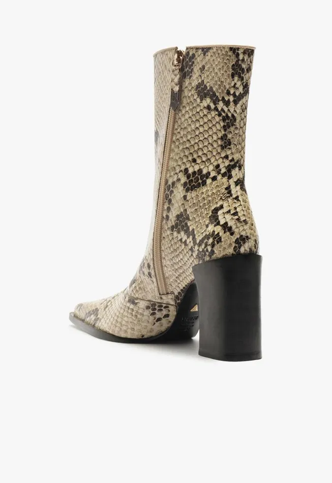 Schutz Shoes Booties Raffaela Bootie Animal Print 8211 Women