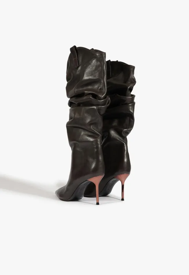 Schutz Shoes Boots Beverly Boot Dark Brown 8211 Women