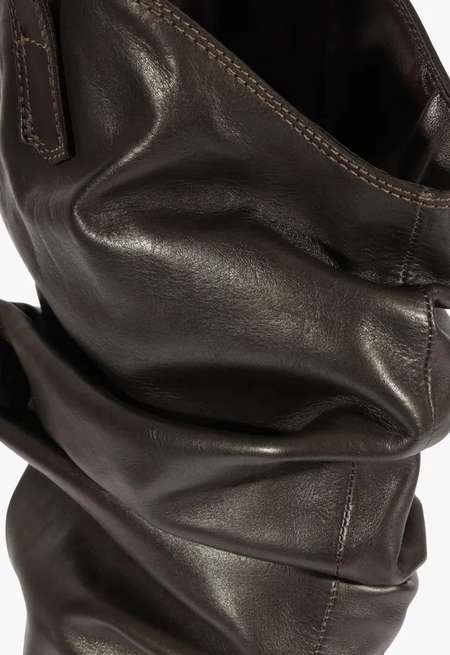 Schutz Shoes Boots Beverly Boot Dark Brown 8211 Women